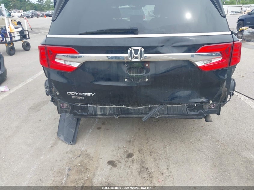 2018 Honda Odyssey Ex-L VIN: 5FNRL6H77JB110551 Lot: 45361860