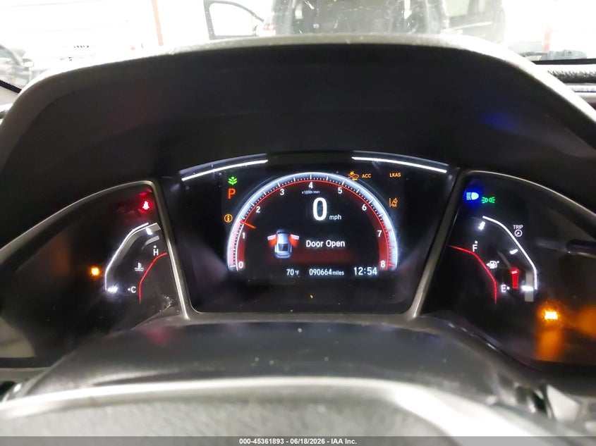 VIN 2HGFC4B89KH304911 2019 HONDA CIVIC SPORT