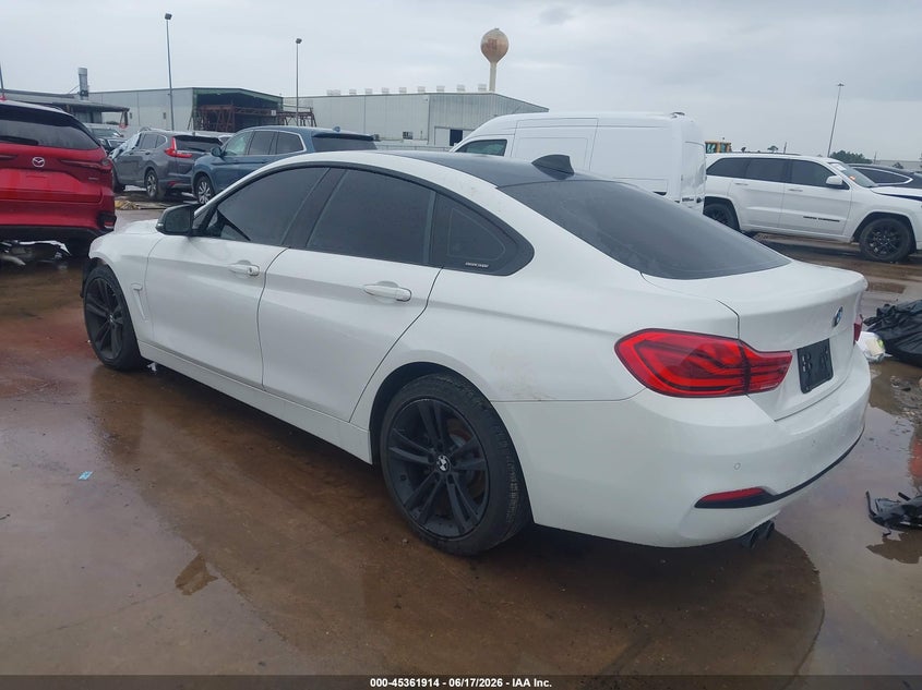 Vin: wba4j3c54kbl07828, lot: 45859875, bmw 430i gran coupe xdrive 20193