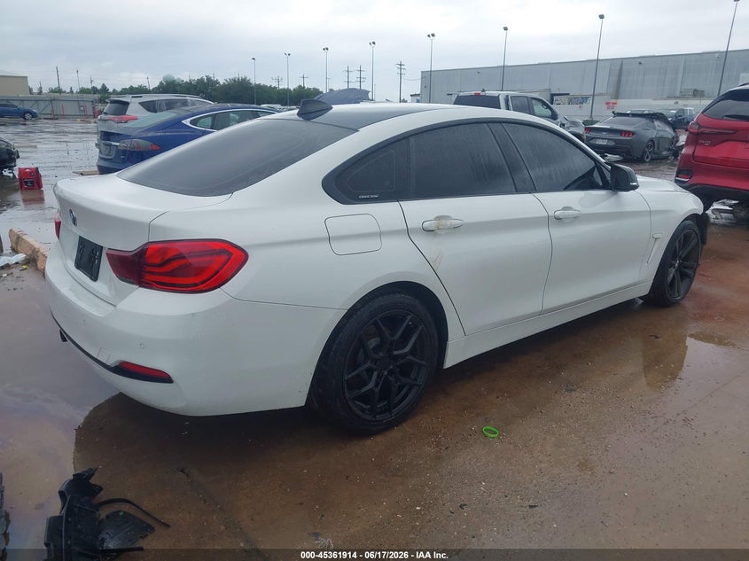 Vin: wba4j3c54kbl07828, lot: 45859875, bmw 430i gran coupe xdrive 20194