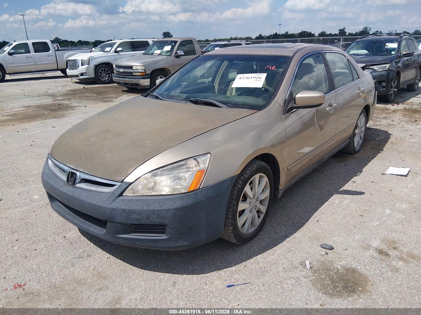 2006 Honda Accord 3.0 Lx 1HGCM66356A033411 photo 1