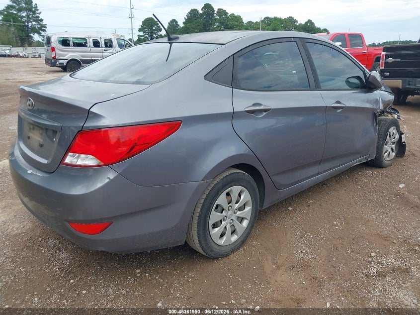 2016 HYUNDAI ACCENT SEDAN 1.6L I-4 DI, DOHC, VVT, 137HP