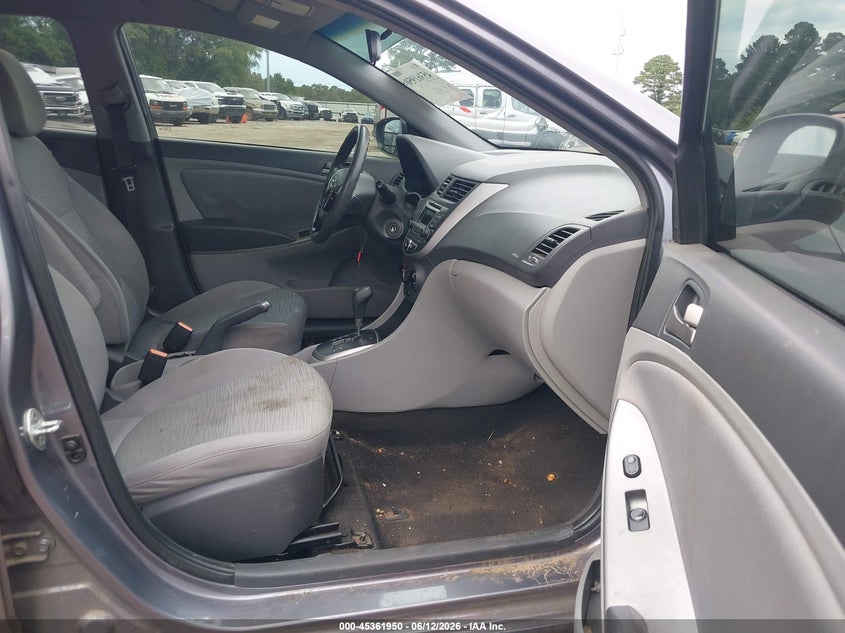 2016 HYUNDAI ACCENT SEDAN 1.6L I-4 DI, DOHC, VVT, 137HP