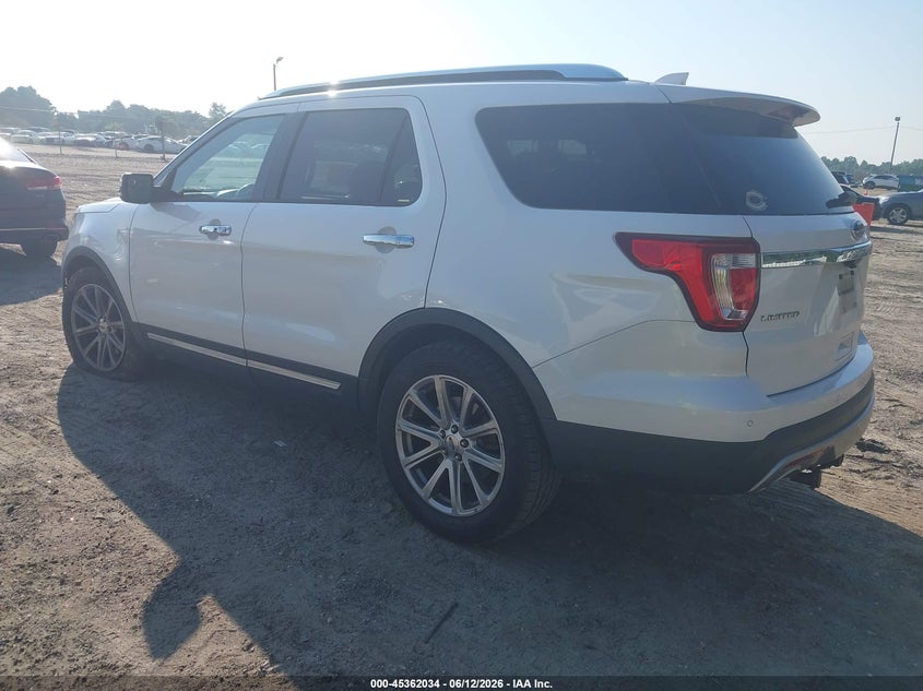 VIN 1FM5K7F86HGC26936 2017 FORD EXPLORER LIMITED
