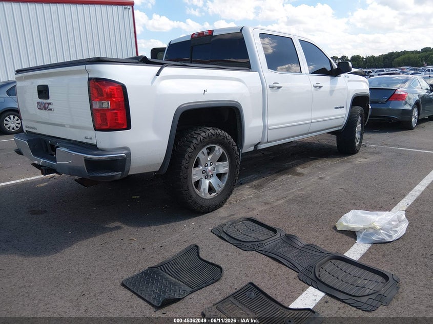 Vin: 3gtu2mecxgg333026, lot: 45860010, gmc sierra 1500 sle 20164