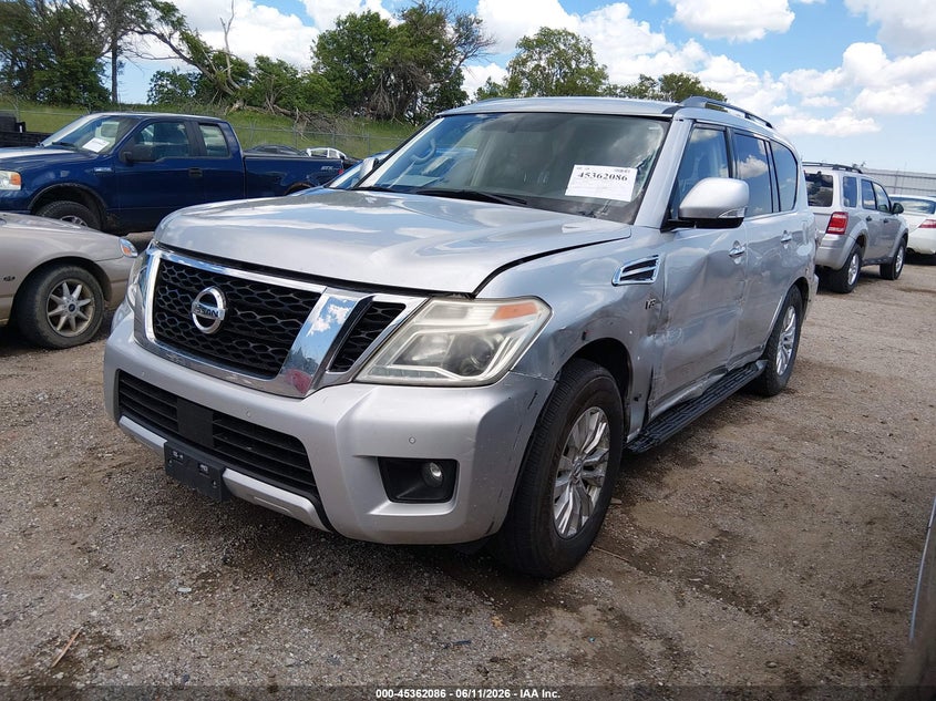 Vin: jn8ay2ncxh9509021, lot: 45860047, nissan armada sv 20172