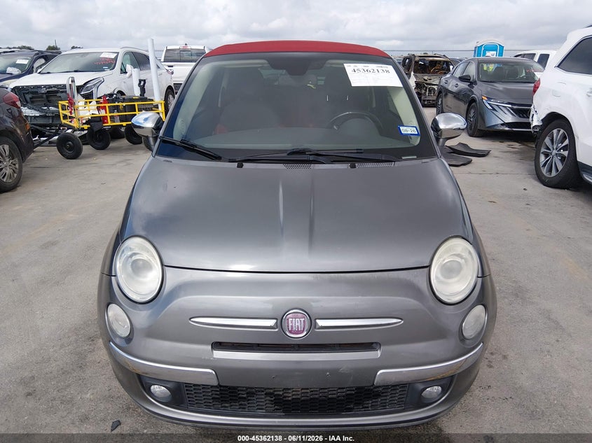 2012 Fiat 500C Lounge VIN: 3C3CFFER9CT370509 Lot: 45362138