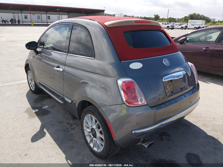 2012 FIAT 500C auction photo 3
