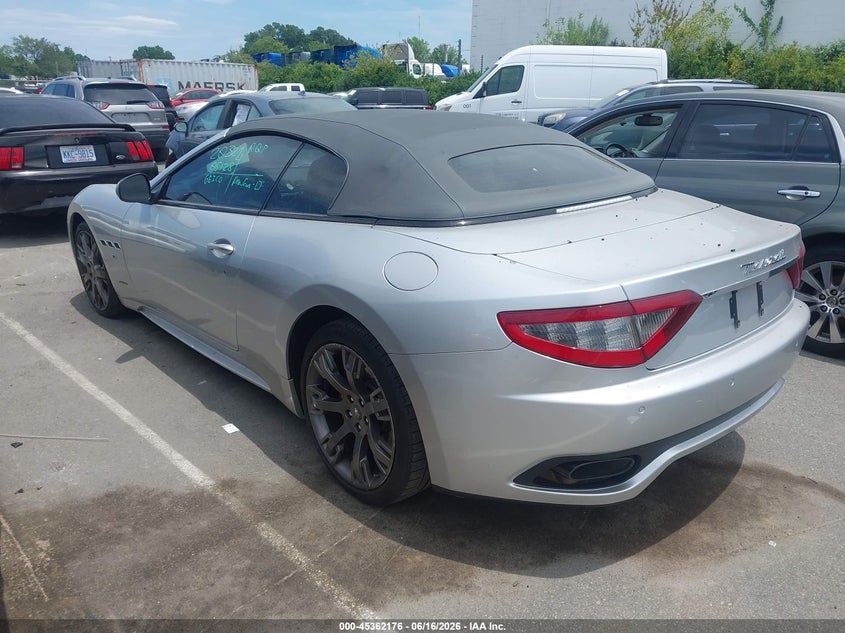 Vin: zam45vma7f0147973, lot: 45860137, maserati granturismo mc/mc centennial/sport 20153