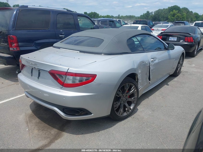 Vin: zam45vma7f0147973, lot: 45860137, maserati granturismo mc/mc centennial/sport 20154