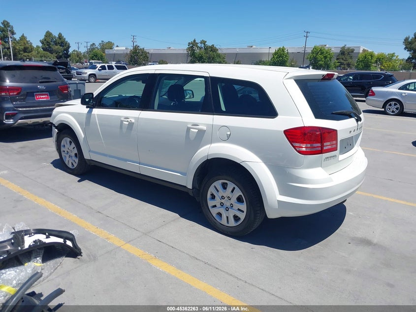2013 DODGE JOURNEY SPORT UTILITY VEHICLE 2.4L I-4 DOHC, VVT, 173HP