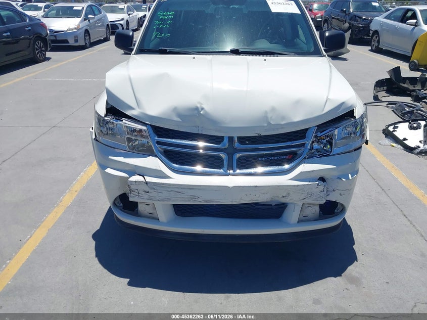 2013 DODGE JOURNEY SPORT UTILITY VEHICLE 2.4L I-4 DOHC, VVT, 173HP