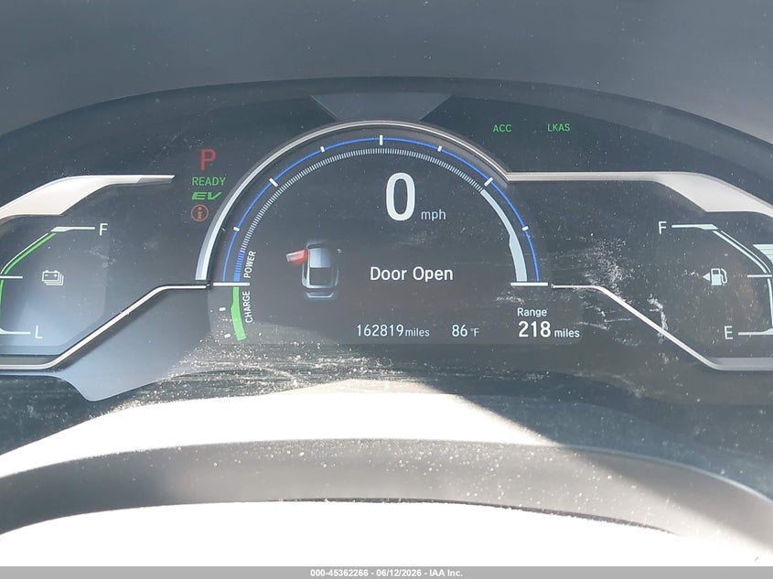 2019 Honda Clarity Plug-In Hybrid Touring VIN: JHMZC5F33KC004475 Lot: 45362266