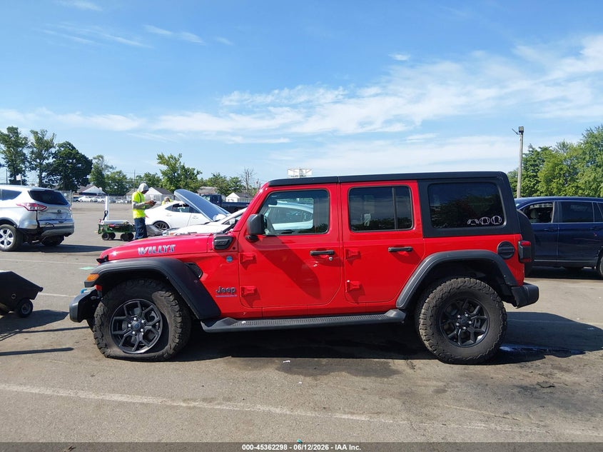 2024 Jeep Wrangler 4Xe Willys 4Xe VIN: 1C4RJXN68RW189629 Lot: 45362298