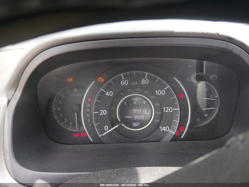 2012 HONDA CR-V SPORT UTILITY VEHICLE 2.4L I-4 DOHC, VVT, 185HP