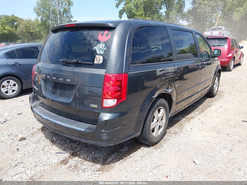 Vin: 2c4rdgcg5cr284247, lot: 45860331, dodge grand caravan sxt 20124