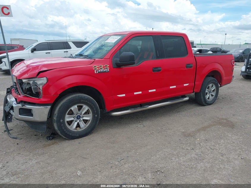 Vin: 1ftew1cg8jke16208, lot: 45860430, ford f-150 xlt 20182
