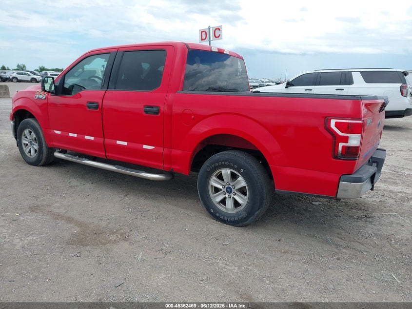 Vin: 1ftew1cg8jke16208, lot: 45860430, ford f-150 xlt 20183