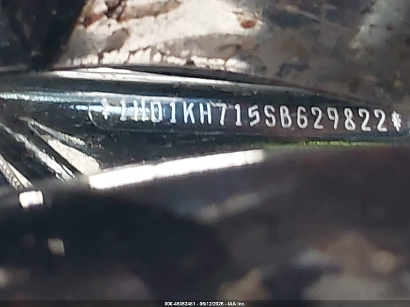 2025 Harley-Davidson Fltrx VIN: 1HD1KH715SB629822 Lot: 45362481
