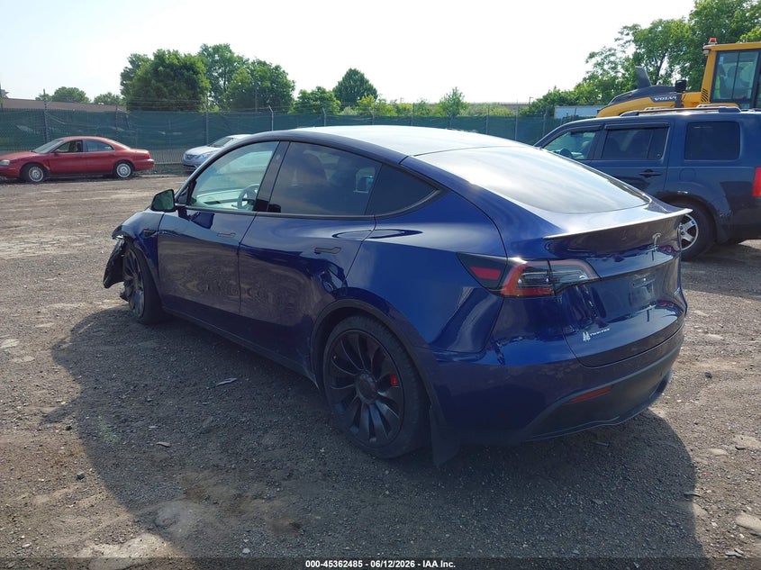 2022 TESLA MODEL Y auction photo 3
