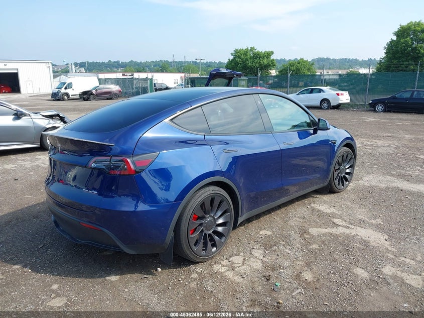 2022 TESLA MODEL Y auction photo 4