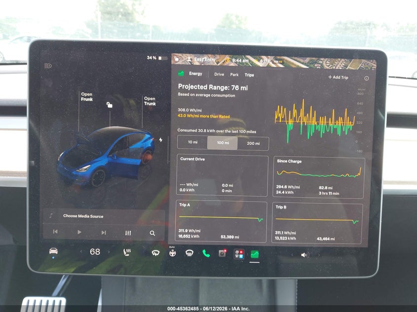2022 TESLA MODEL Y auction photo 7
