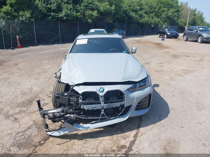 2026 BMW I4 Gran Coupe xDrive40 VIN: WBY43HD07TFW37968 Lot: 45362490