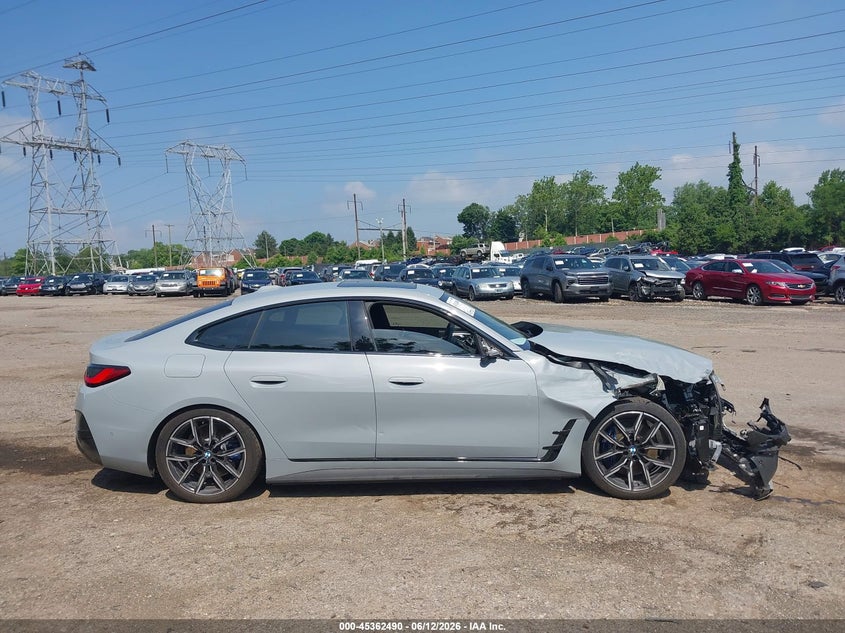 2026 BMW I4 Gran Coupe xDrive40 VIN: WBY43HD07TFW37968 Lot: 45362490