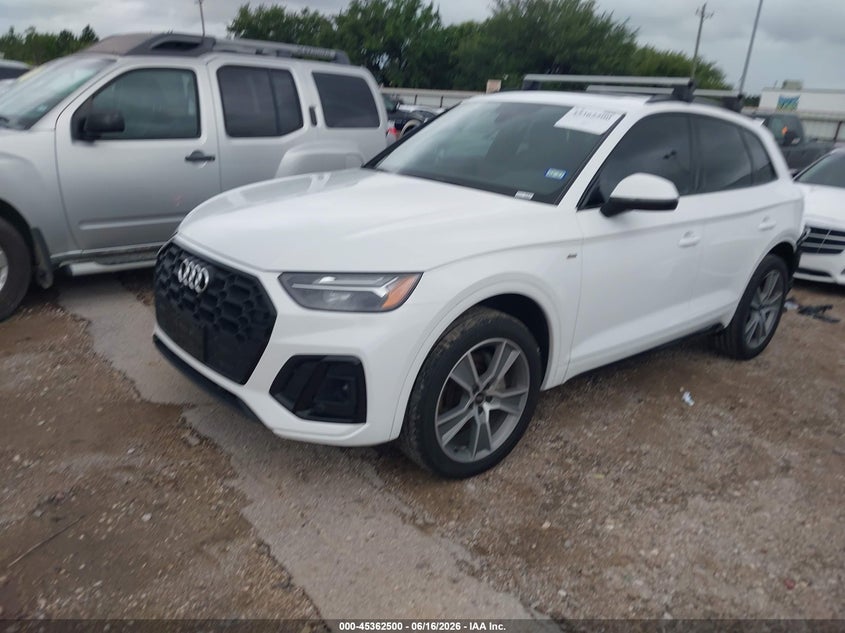 Vin: wa1gaafy0s2026100, lot: 45860461, audi q5 premium 45 tfsi s line quattro 20252