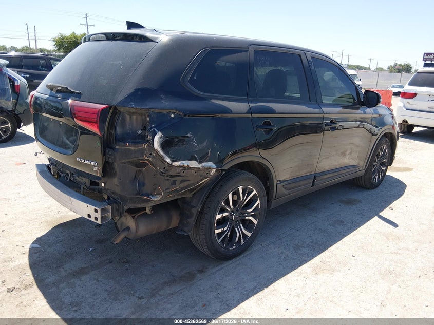 MITSUBISHI OUTLANDER 2018 VIN JA4AZ3A32JJ002391