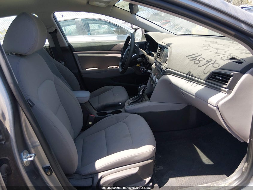 VIN KMHD84LF4KU823636 2019 HYUNDAI ELANTRA SEL