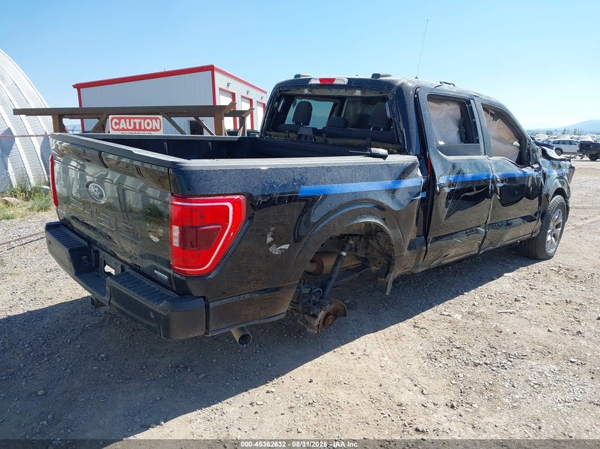 Vin: 1ftfw1p8xpkf12616, lot: 45860593, ford f-150 police responder xl 20234