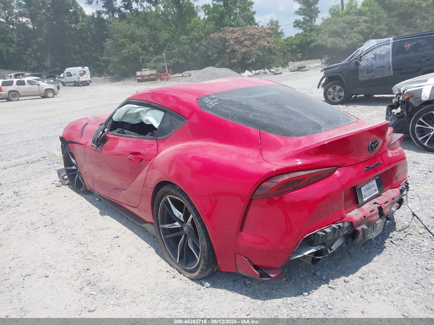 Vin: wz1db0c04mw040884, lot: 45860677, toyota gr supra 3.0 premium 20213