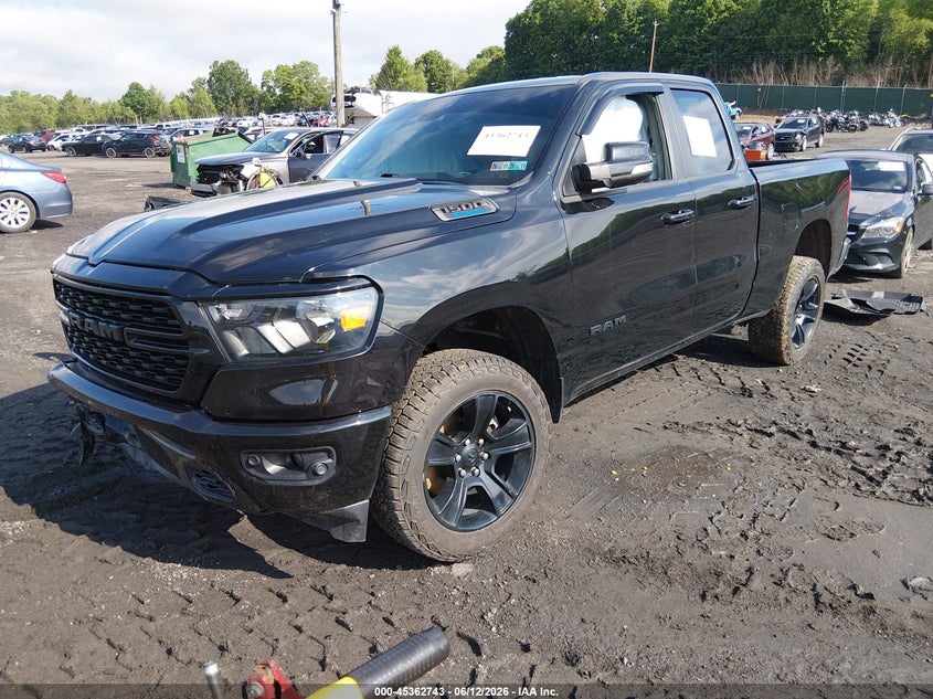 1C6RRFBG4NN423885 2022 Ram 1500 Big Horn  4x4 6'4 Box photo 1