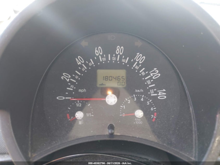 2000 Volkswagen New Beetle Gls VIN: 3VWCC21C1YM404410 Lot: 45362796