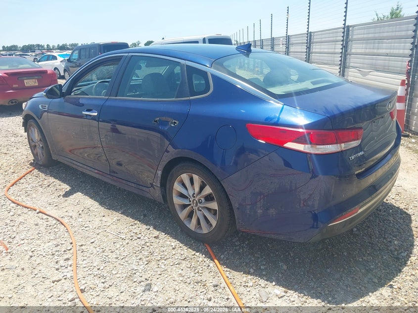 Vin: 5xxgt4l34gg075277, lot: 45860786, kia optima lx 20163