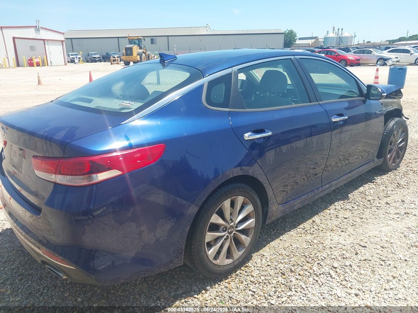 Vin: 5xxgt4l34gg075277, lot: 45860786, kia optima lx 20164