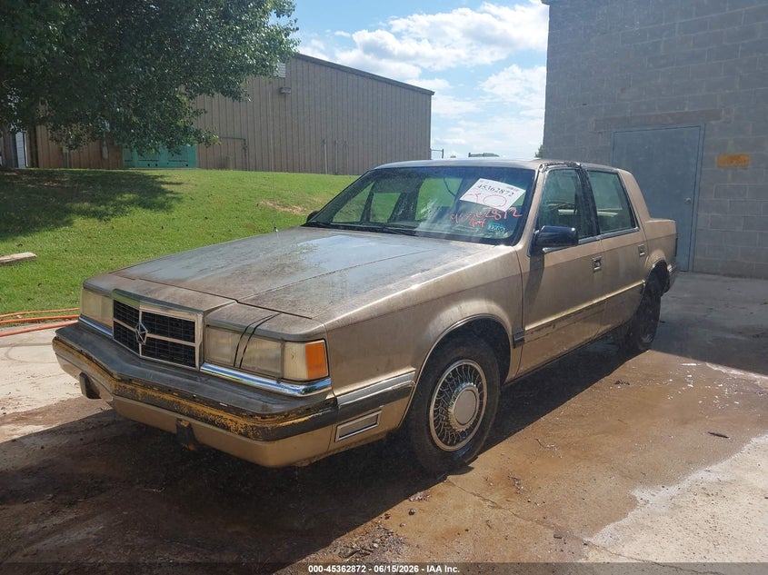 1991 DODGE DYNASTY SEDAN 3.3L V6 FI OHV F