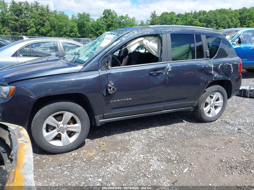 Vin: 1c4njcbb8ed624082, lot: 45860859, jeep compass sport 20142