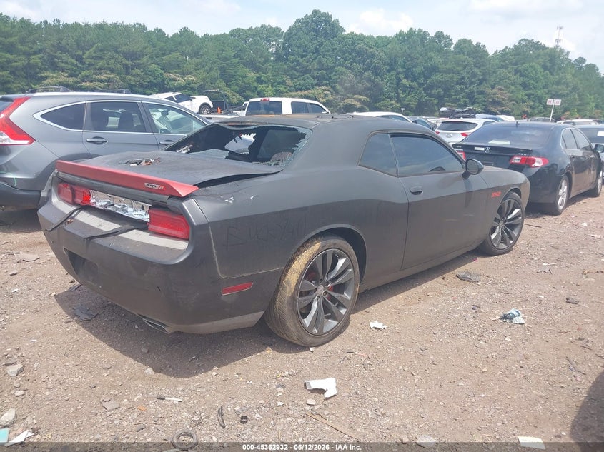Vin: 2c3cdydj8dh704889, lot: 45860893, dodge challenger srt8 core 20134