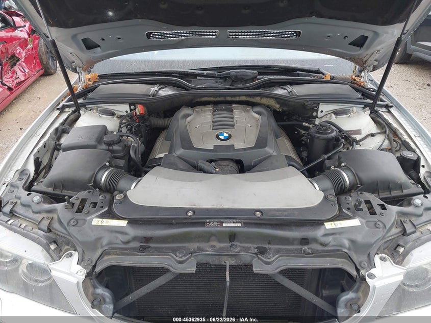 2008 BMW 750Li VIN: WBAHN83548DT81556 Lot: 45362935