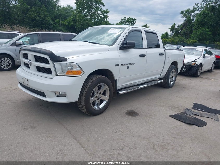 Vin: 1c6rd7kt7cs325658, lot: 45860934, ram 1500 st 20122