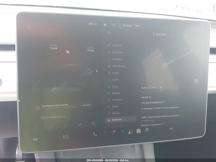 2024 TESLA MODEL Y auction photo 7