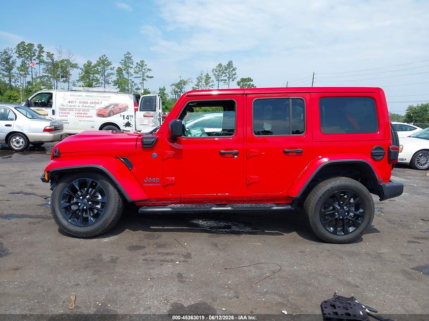 2025 Jeep Wrangler 4Xe Sahara 4Xe VIN: 1C4RJXP64SW599332 Lot: 45363019