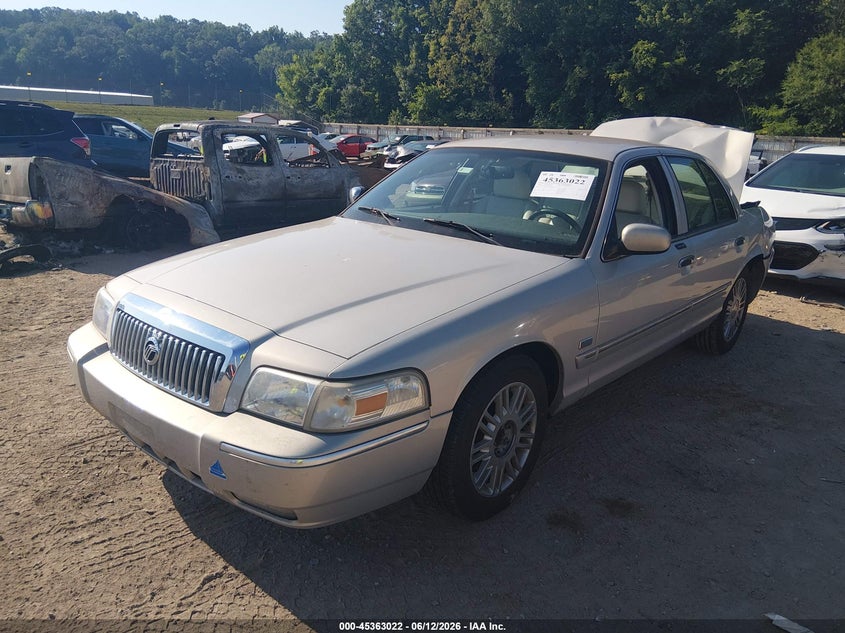 MERCURY GRAND MARQUIS 2008 VIN 2MEHM75V98X641261