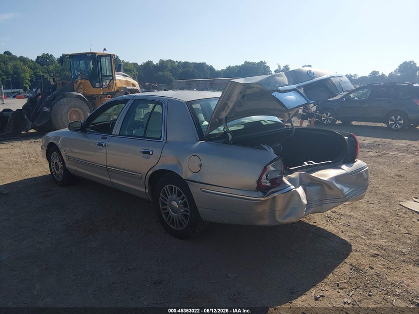MERCURY GRAND MARQUIS 2008 VIN 2MEHM75V98X641261