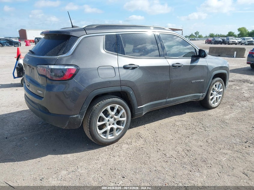Vin: 3c4njdfn9pt517484, lot: 45860986, jeep compass latitude lux fwd 20234