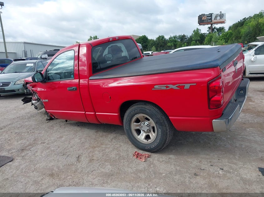 DODGE RAM 1500 2008 VIN 1D7HA16K78J147569