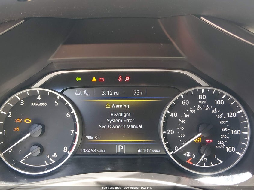 2020 NISSAN MURANO auction photo 7