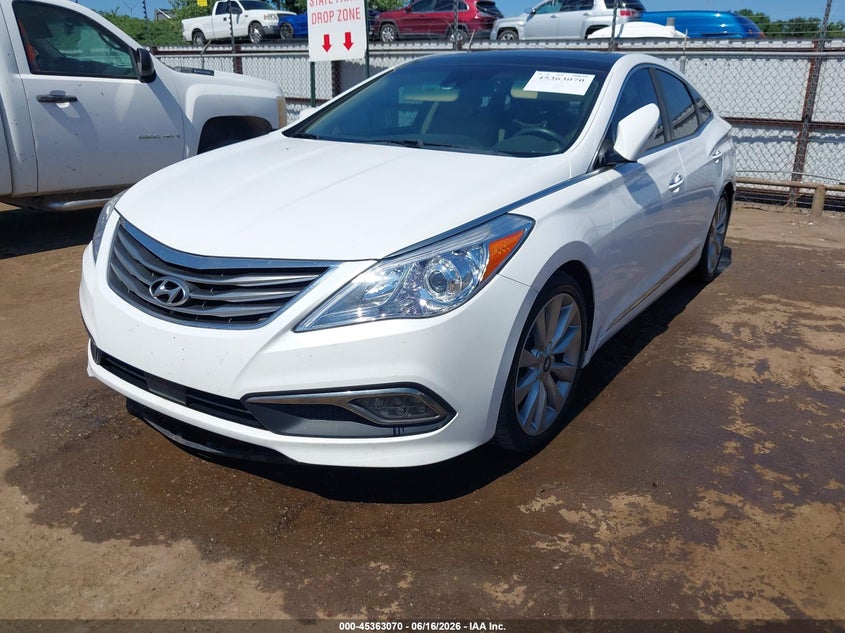 Vin: kmhfh4jg3ha590721, lot: 45861031, hyundai azera limited 20172